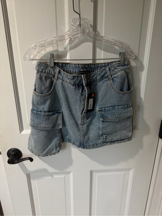 Brooklyn Karma Dresses & Skirts - NWT Denim Cargo Mini Skirt - Medium